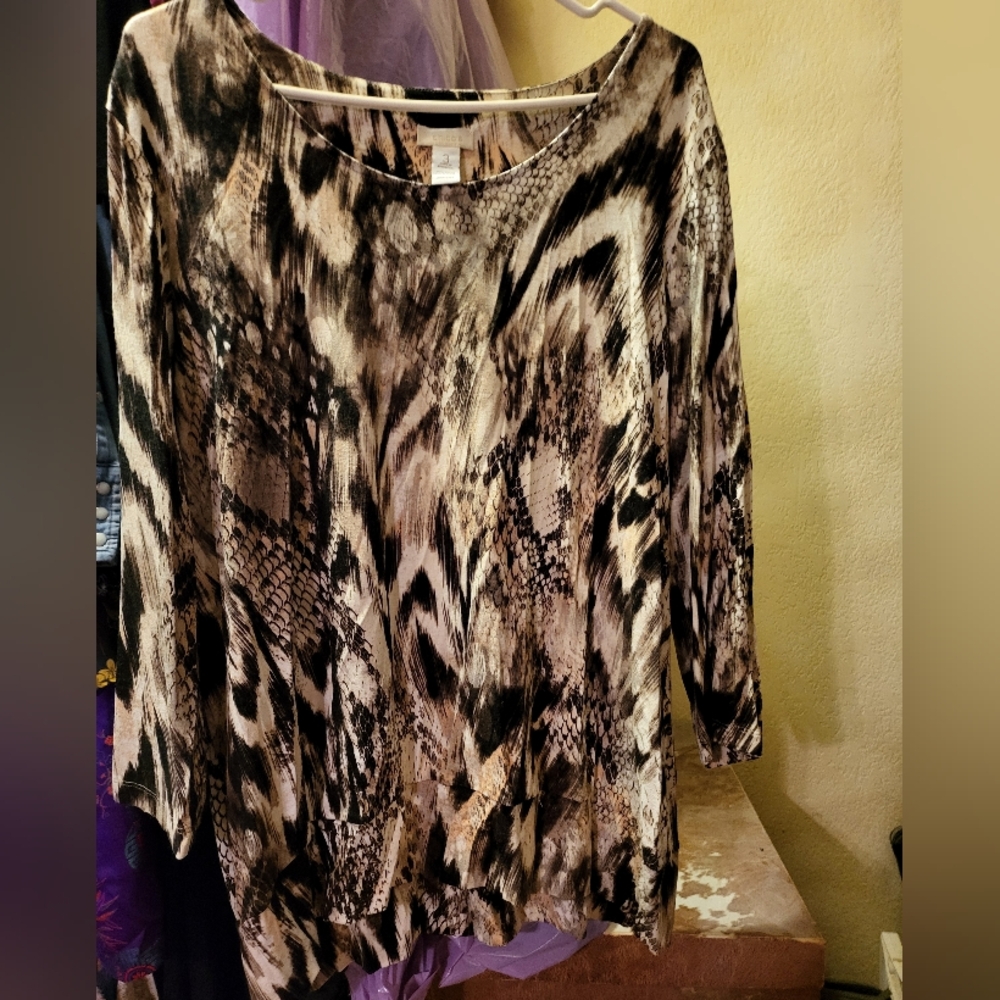 3/4 sleeve elegant blouse